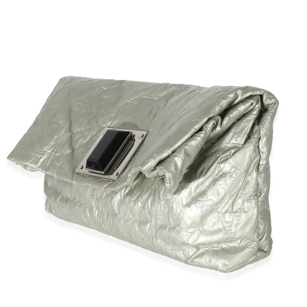 Louis Vuitton Louis Vuitton Silver Monogram Jacquard Altair Clutch