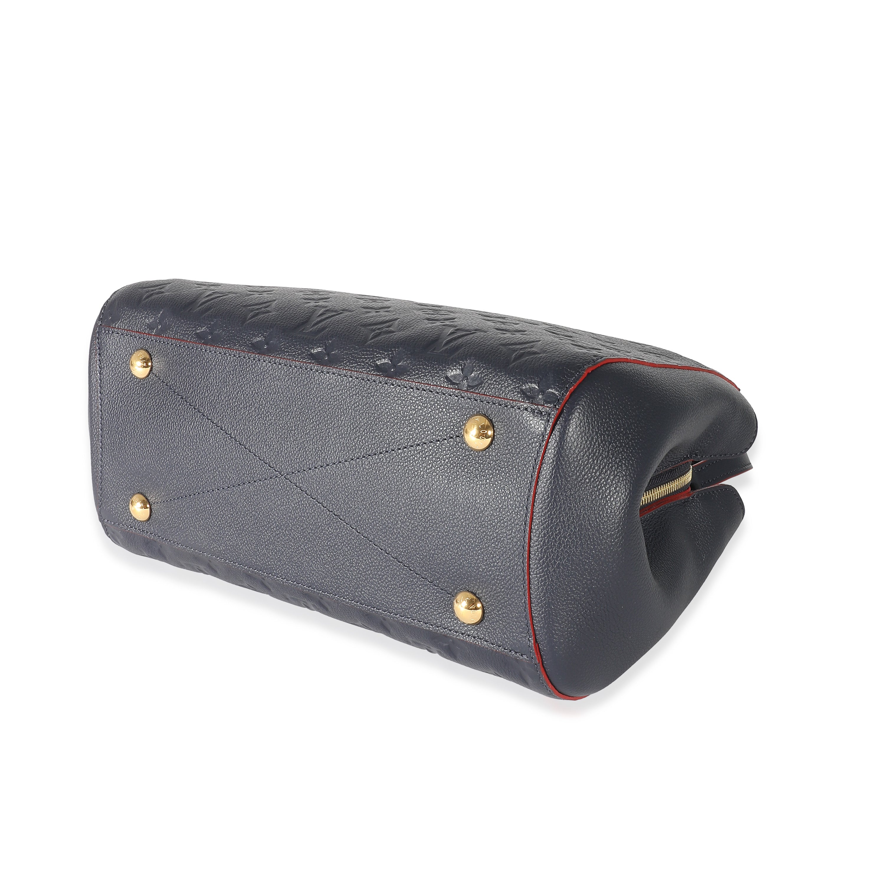 Louis Vuitton Louis Vuitton Marine Rouge Empreinte Montaigne MM