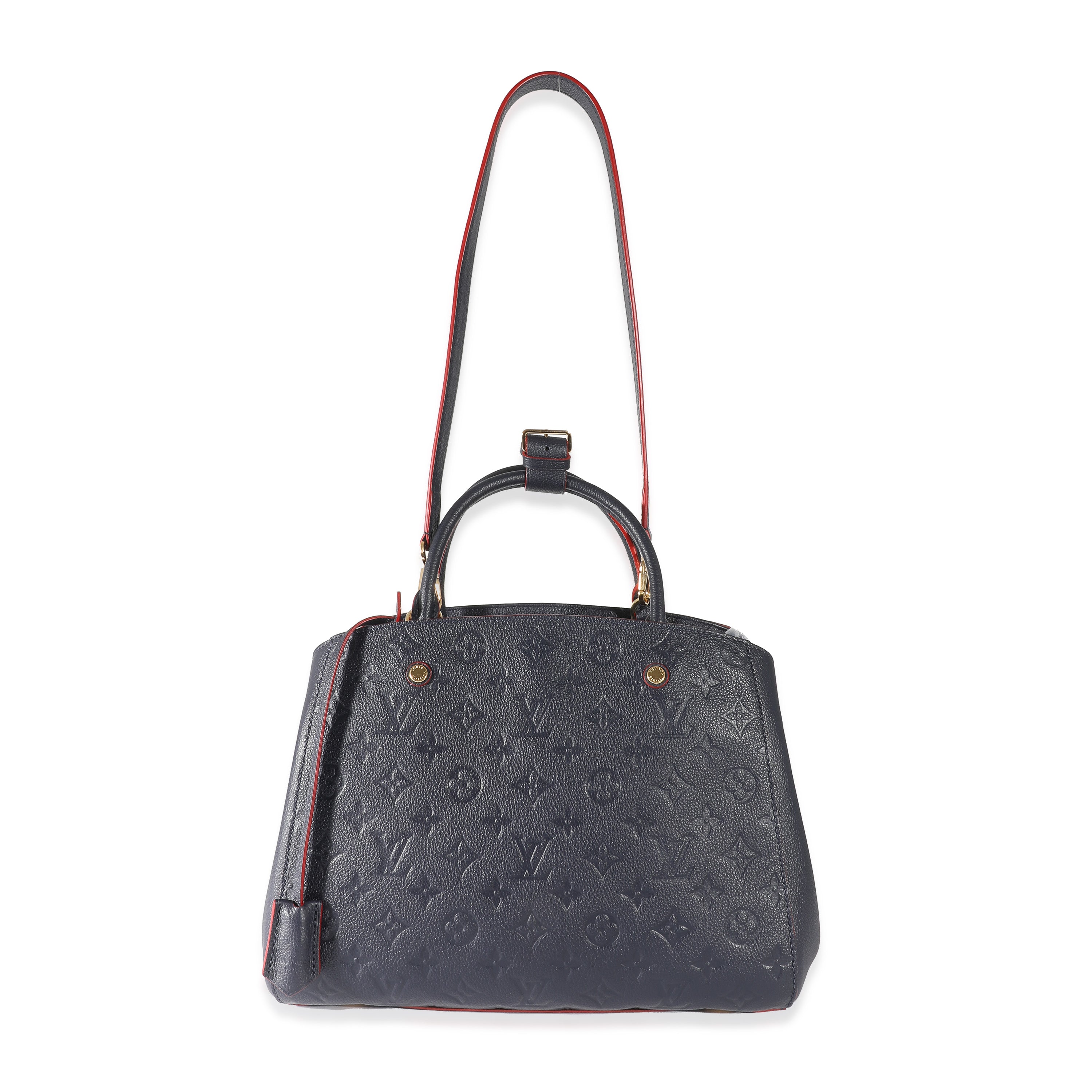 Louis Vuitton Louis Vuitton Marine Rouge Empreinte Montaigne MM
