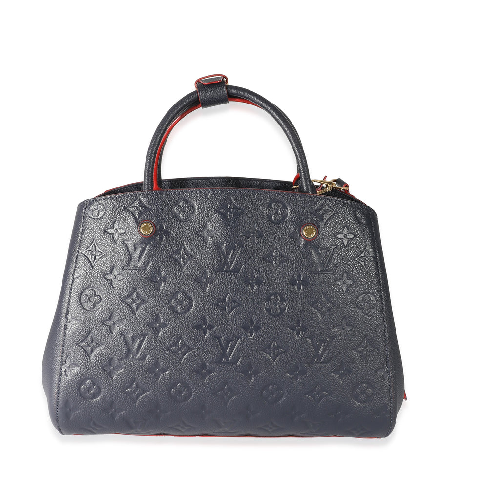 Louis Vuitton Louis Vuitton Marine Rouge Empreinte Montaigne MM