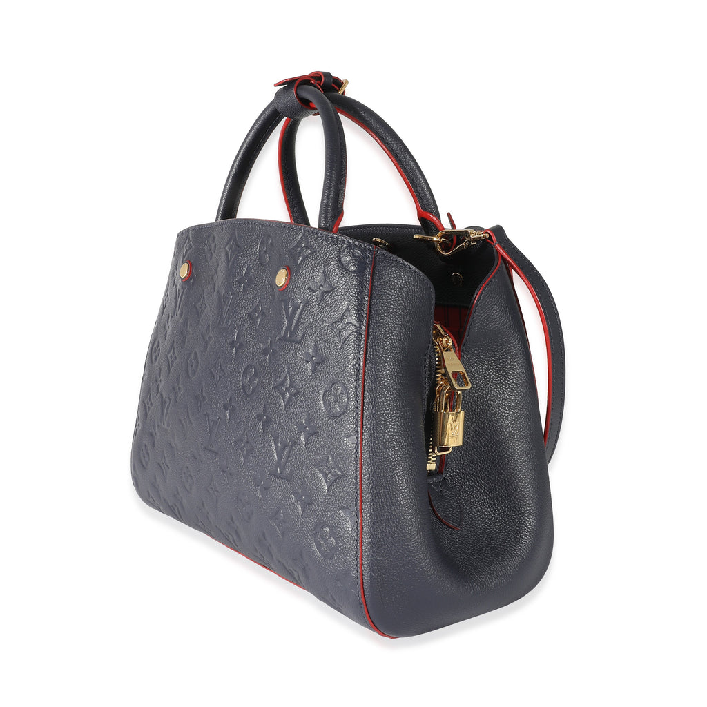 Louis Vuitton Louis Vuitton Marine Rouge Empreinte Montaigne MM