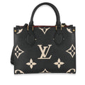 Louis Vuitton Louis Vuitton Black & Beige Bicolor Monogram Empreinte Onthego PM