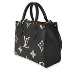 Louis Vuitton Louis Vuitton Black & Beige Bicolor Monogram Empreinte Onthego PM