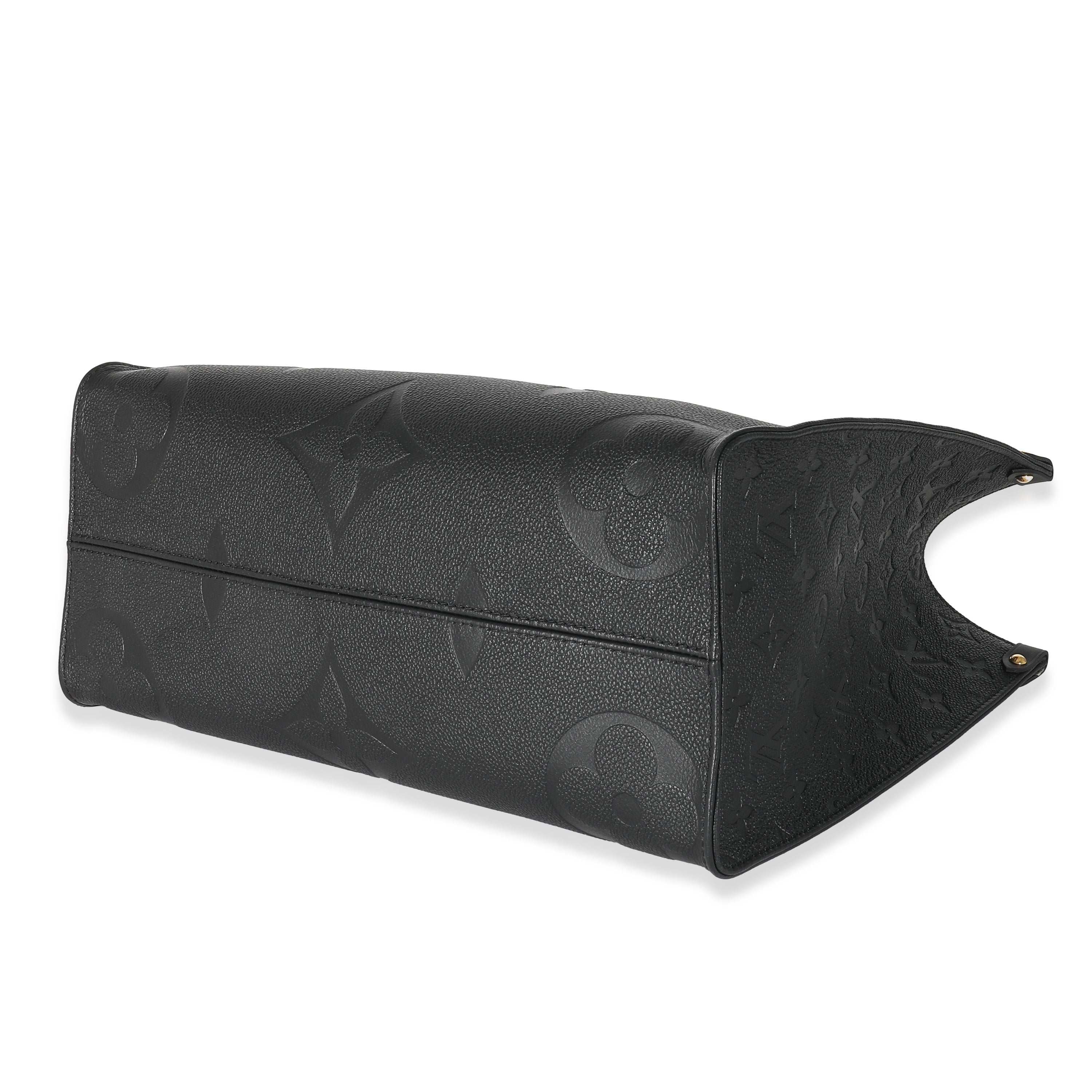 Louis Vuitton Louis Vuitton Black Monogram Empreinte Onthego MM