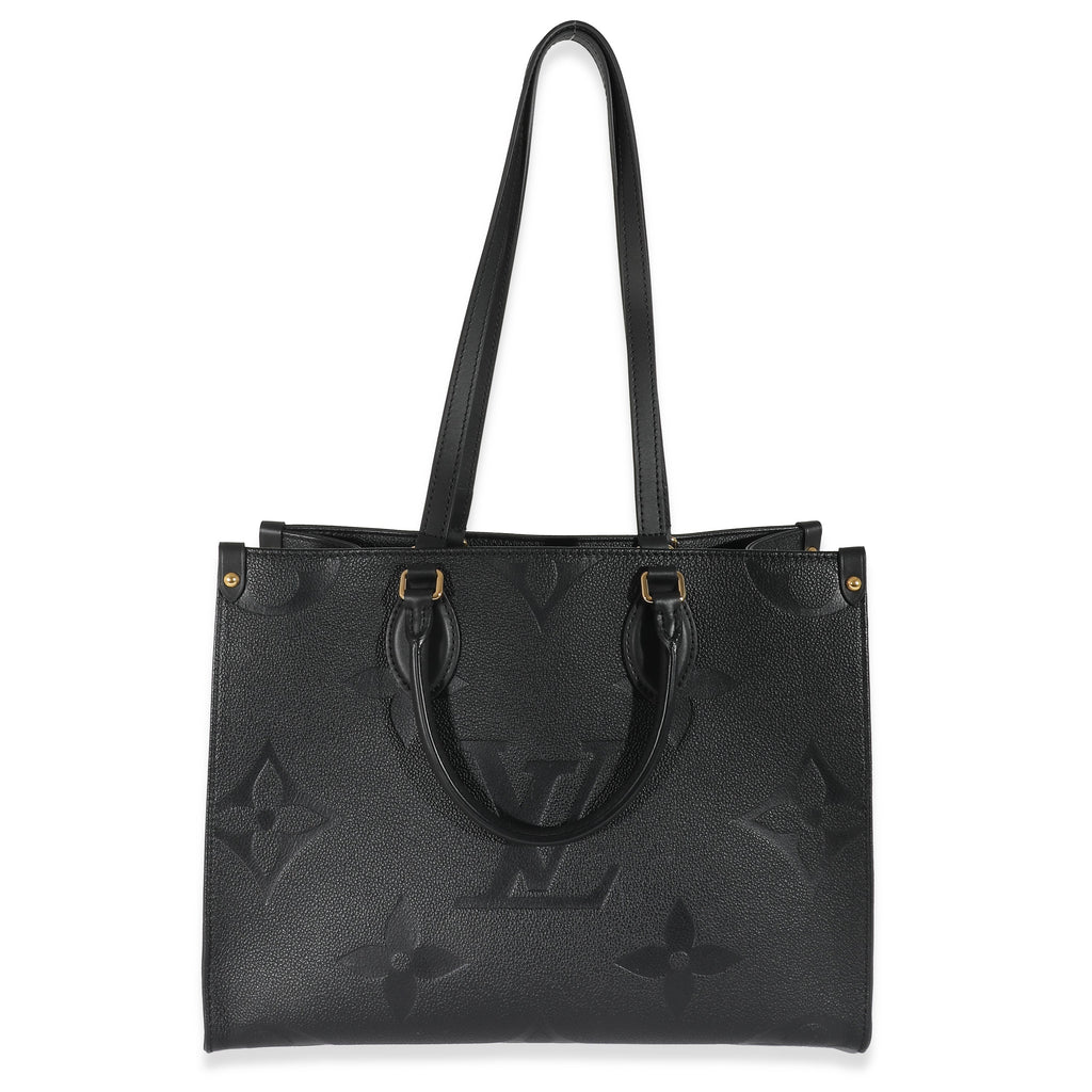 Louis Vuitton Louis Vuitton Black Monogram Empreinte Onthego MM