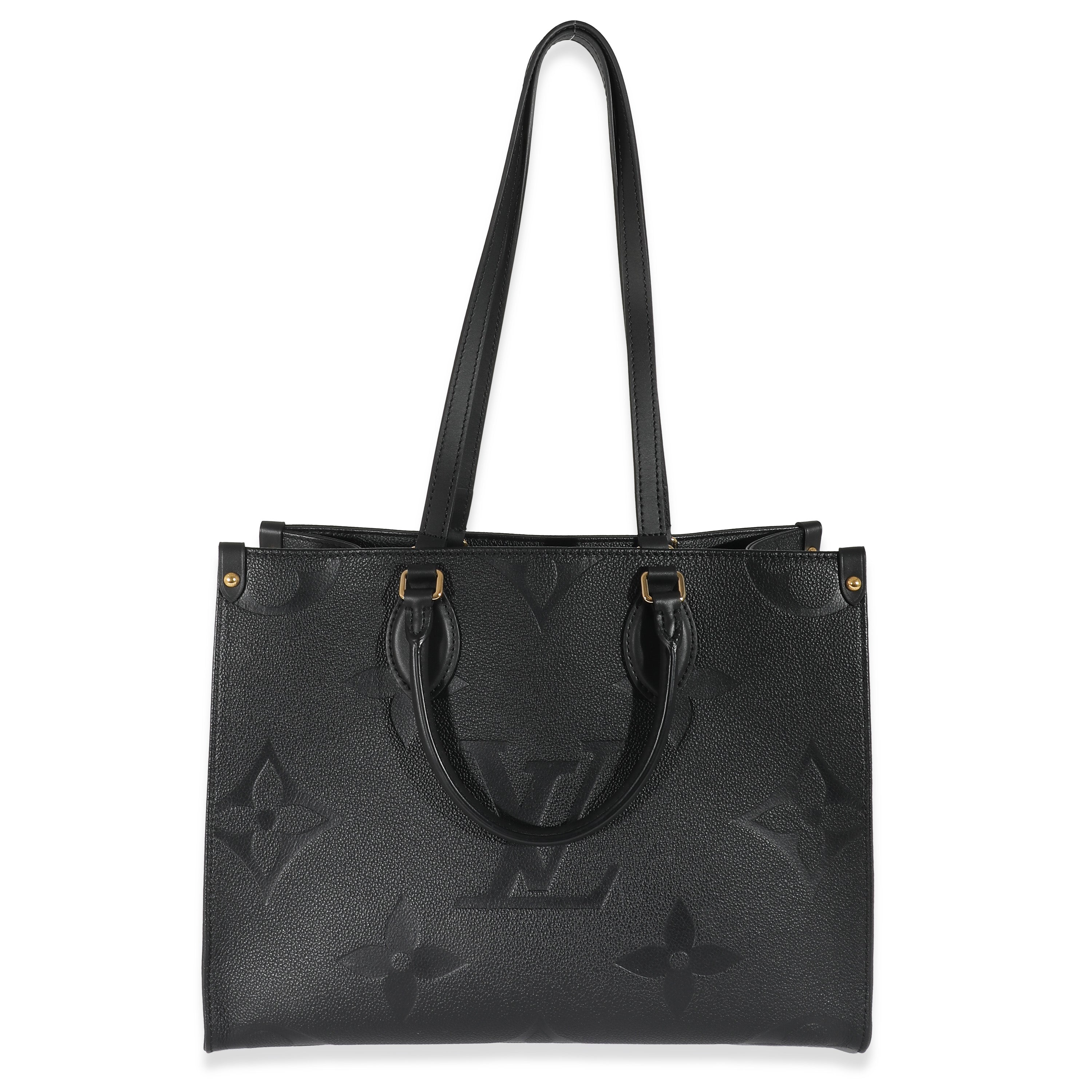 Louis Vuitton Louis Vuitton Black Monogram Empreinte Onthego MM