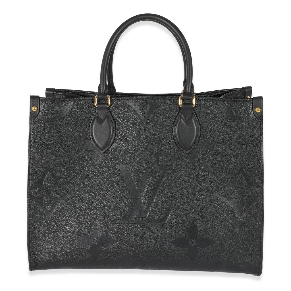 Louis Vuitton Louis Vuitton Black Monogram Empreinte Onthego MM