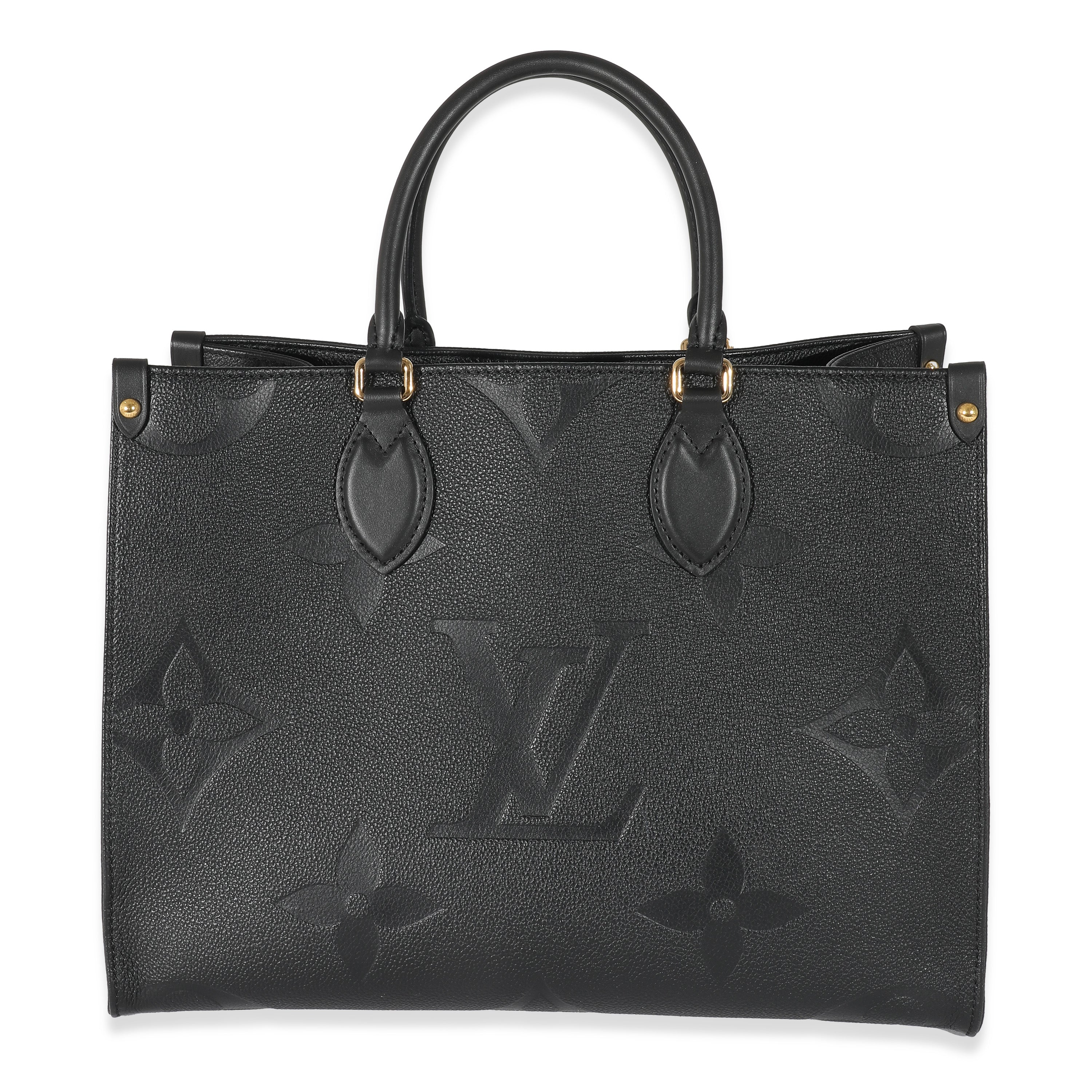 Louis Vuitton Louis Vuitton Black Monogram Empreinte Onthego MM