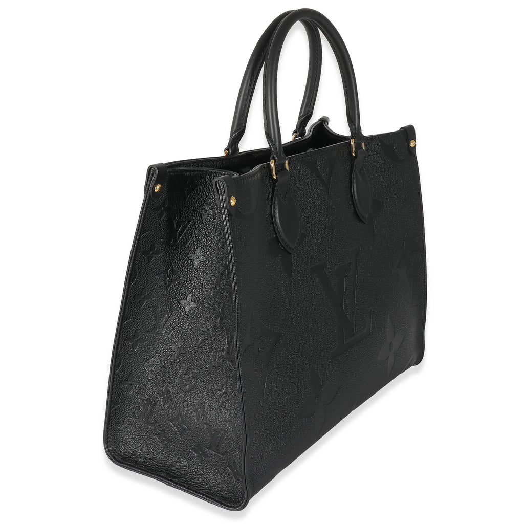 Louis Vuitton Louis Vuitton Black Monogram Empreinte Onthego MM