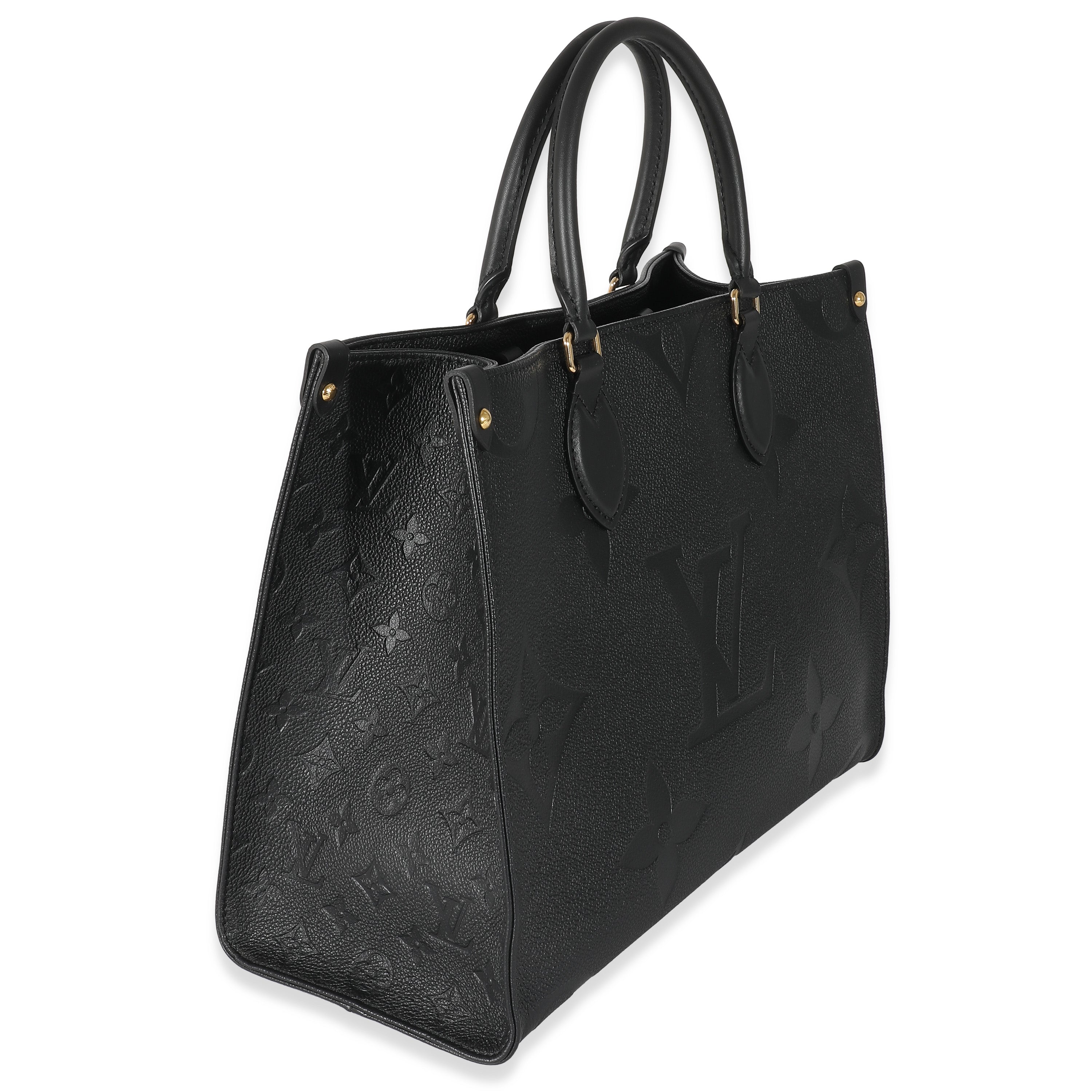 Louis Vuitton Louis Vuitton Black Monogram Empreinte Onthego MM