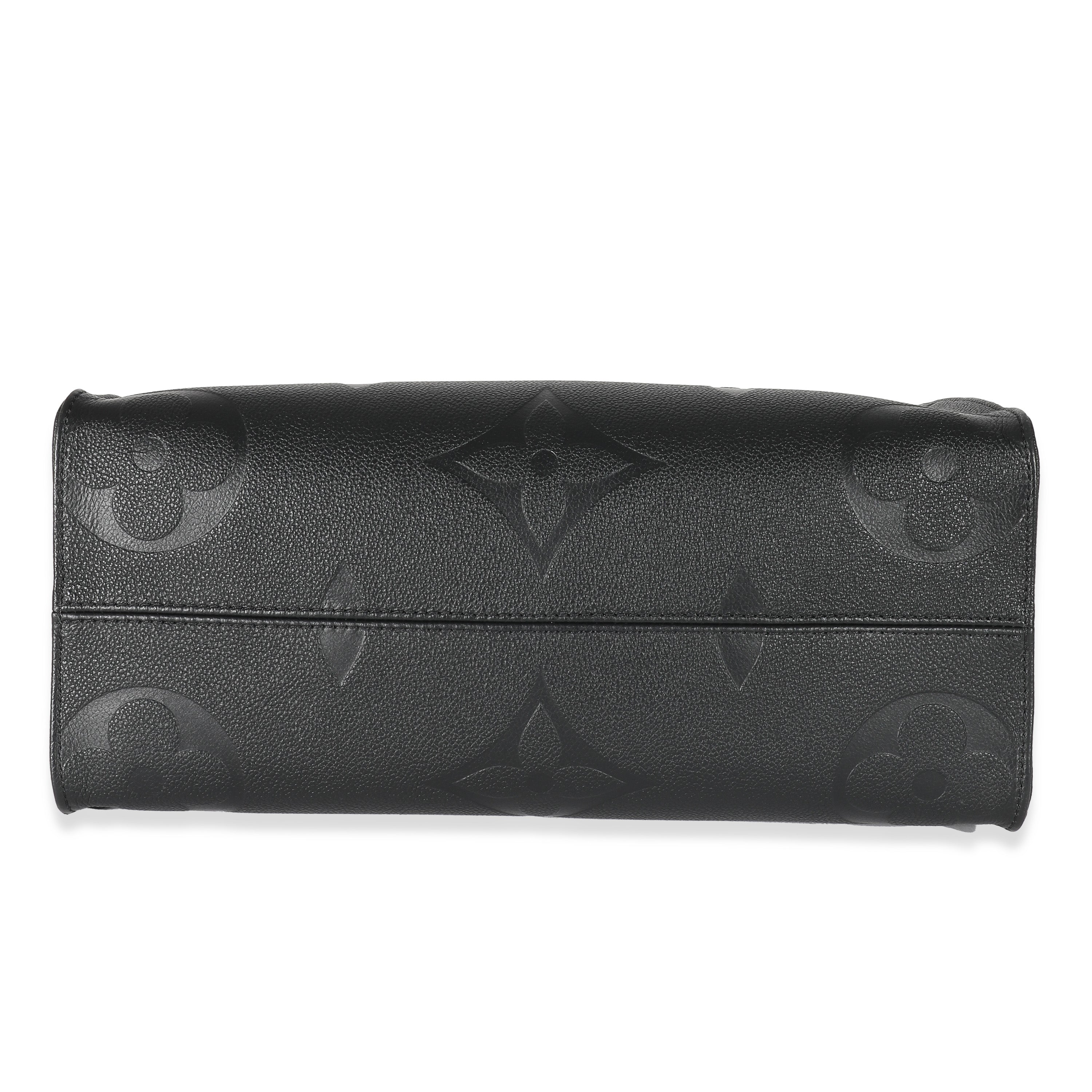 Louis Vuitton Louis Vuitton Black Monogram Empreinte Onthego MM