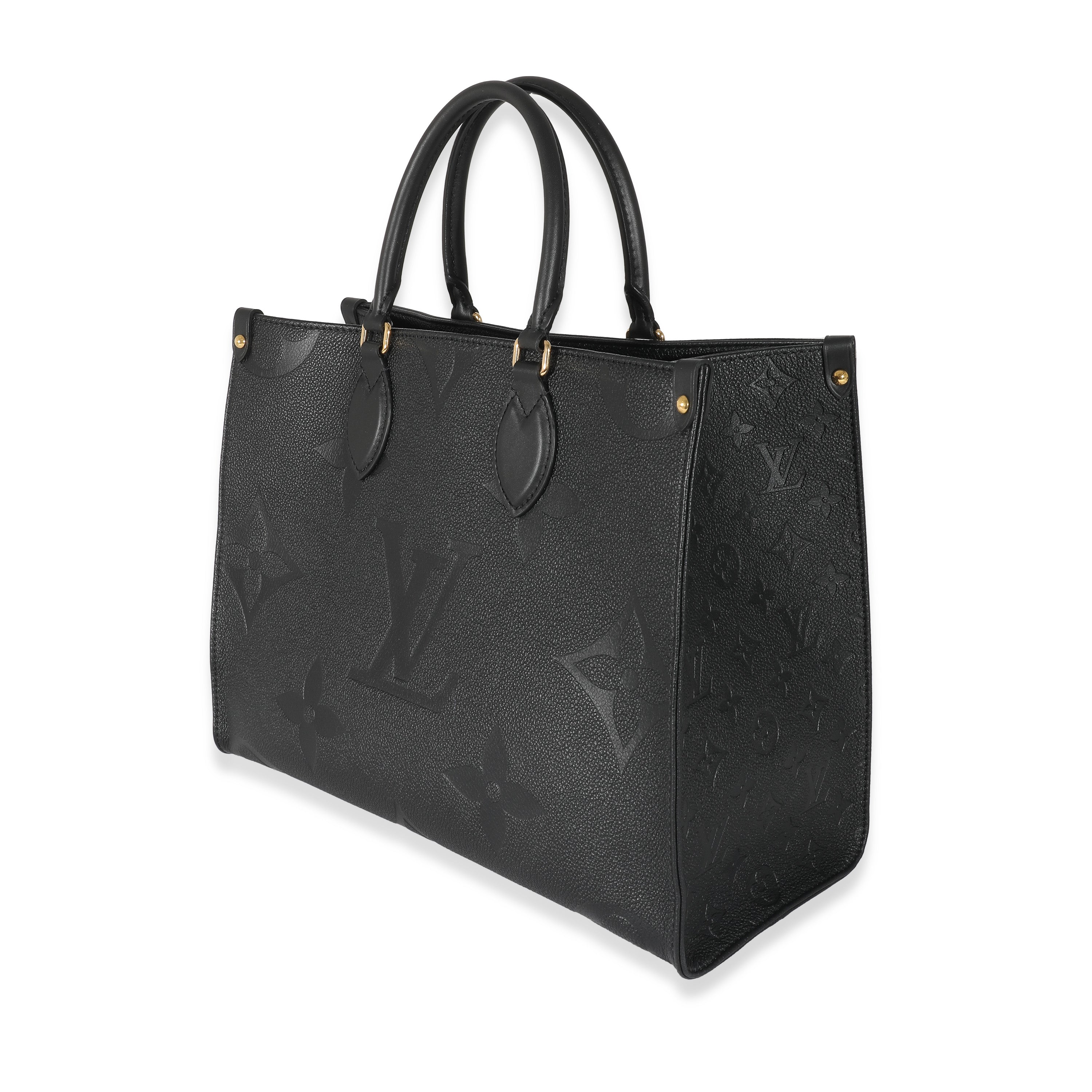 Louis Vuitton Louis Vuitton Black Monogram Empreinte Onthego MM