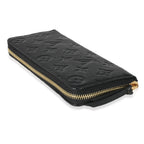 Louis Vuitton Louis Vuitton Black Monogram Empreinte Clemence Wallet