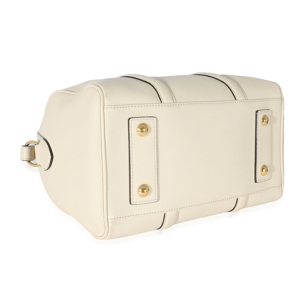 Louis Vuitton Louis Vuitton White Calfskin Sofia Coppola SC Speedy PM