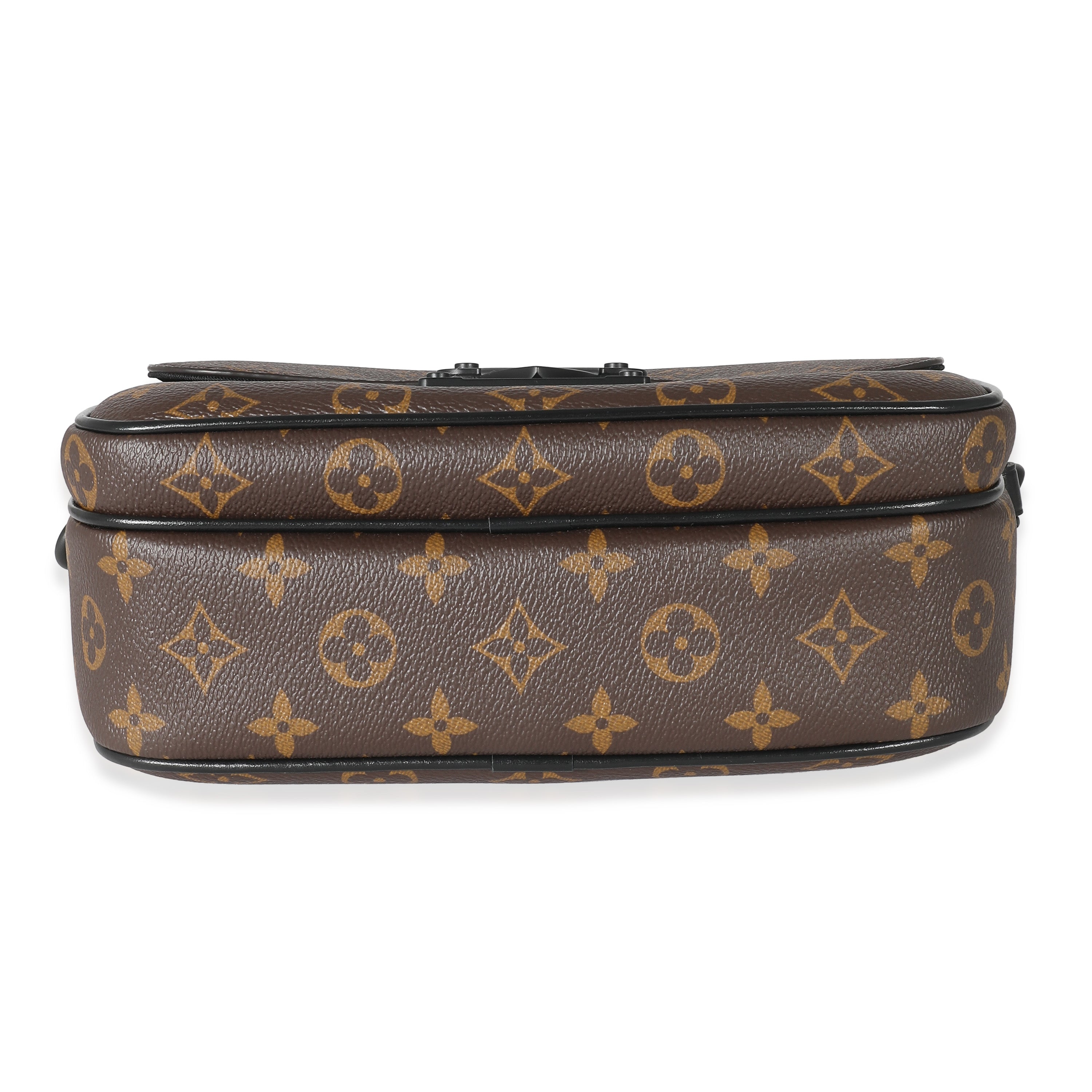 Louis Vuitton Monogram Macassar Canvas S Lock Messenger