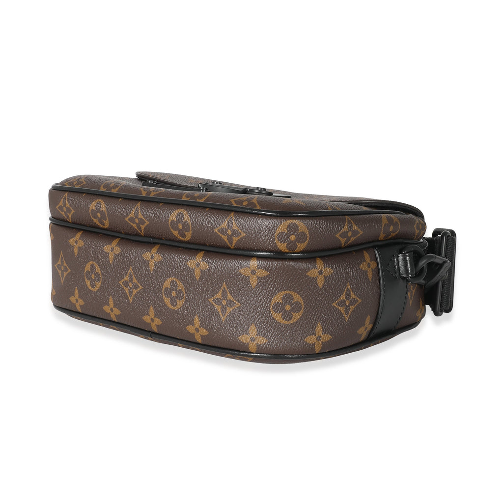 Louis Vuitton Monogram Macassar Canvas S Lock Messenger