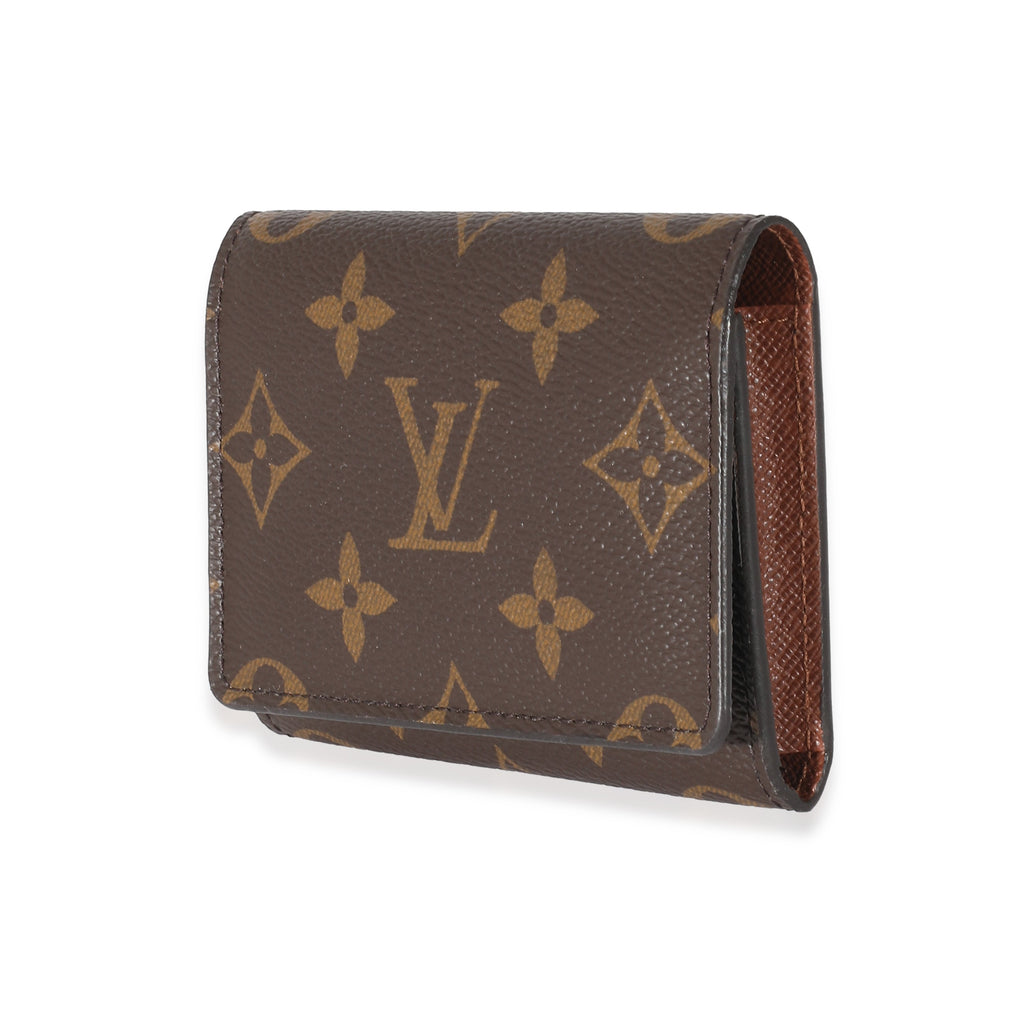 Louis Vuitton Louis Vuitton Monogram Canvas Envelope Business Card Holder