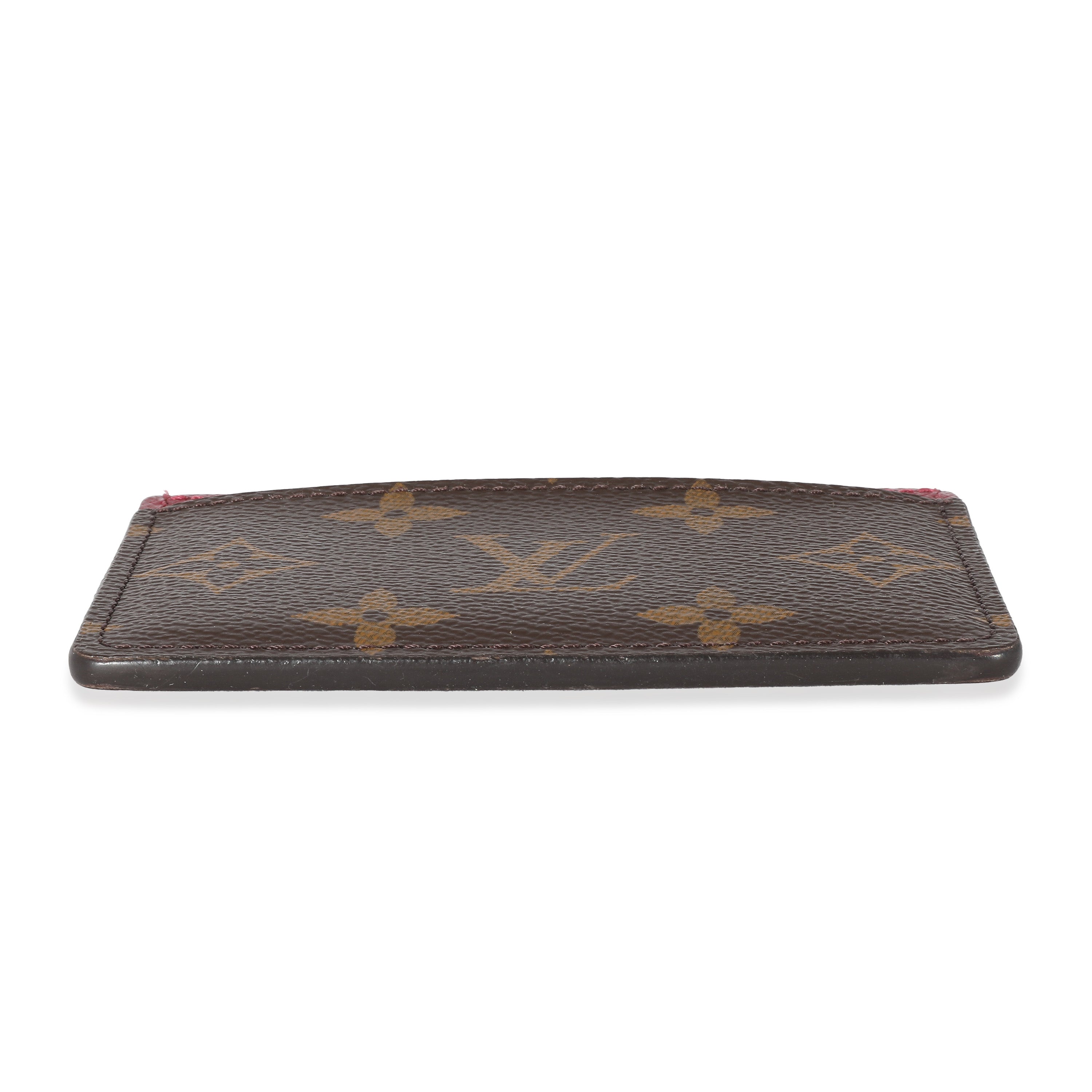 Louis Vuitton Louis Vuitton Fuchsia Monogram Canvas Card Holder