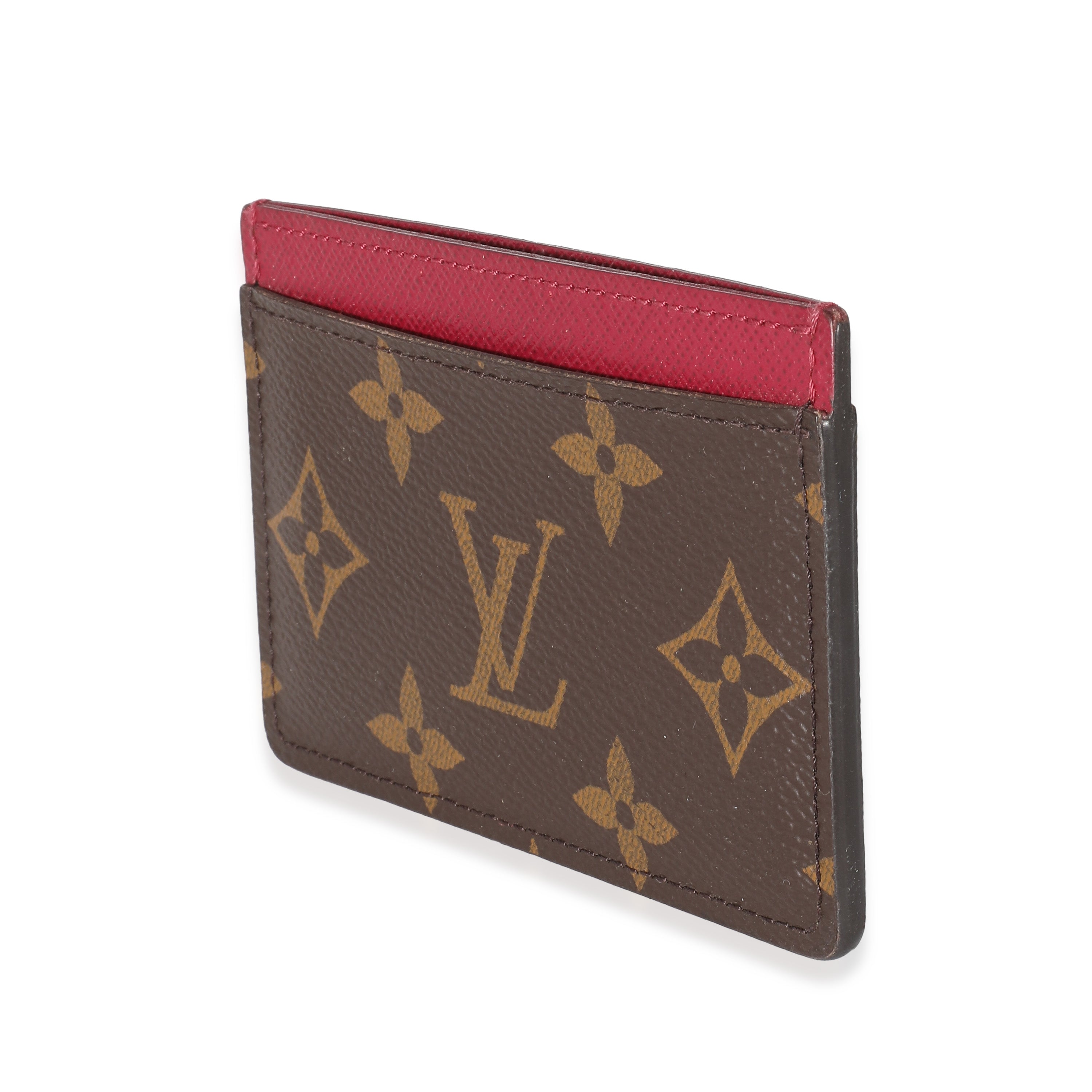 Louis Vuitton Louis Vuitton Fuchsia Monogram Canvas Card Holder