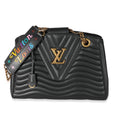 Louis Vuitton Louis Vuitton Black Calfskin New Wave Chain Tote