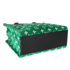 Louis Vuitton Louis Vuitton Green Jacquard LV Match Monogram Velvet Onthego PM