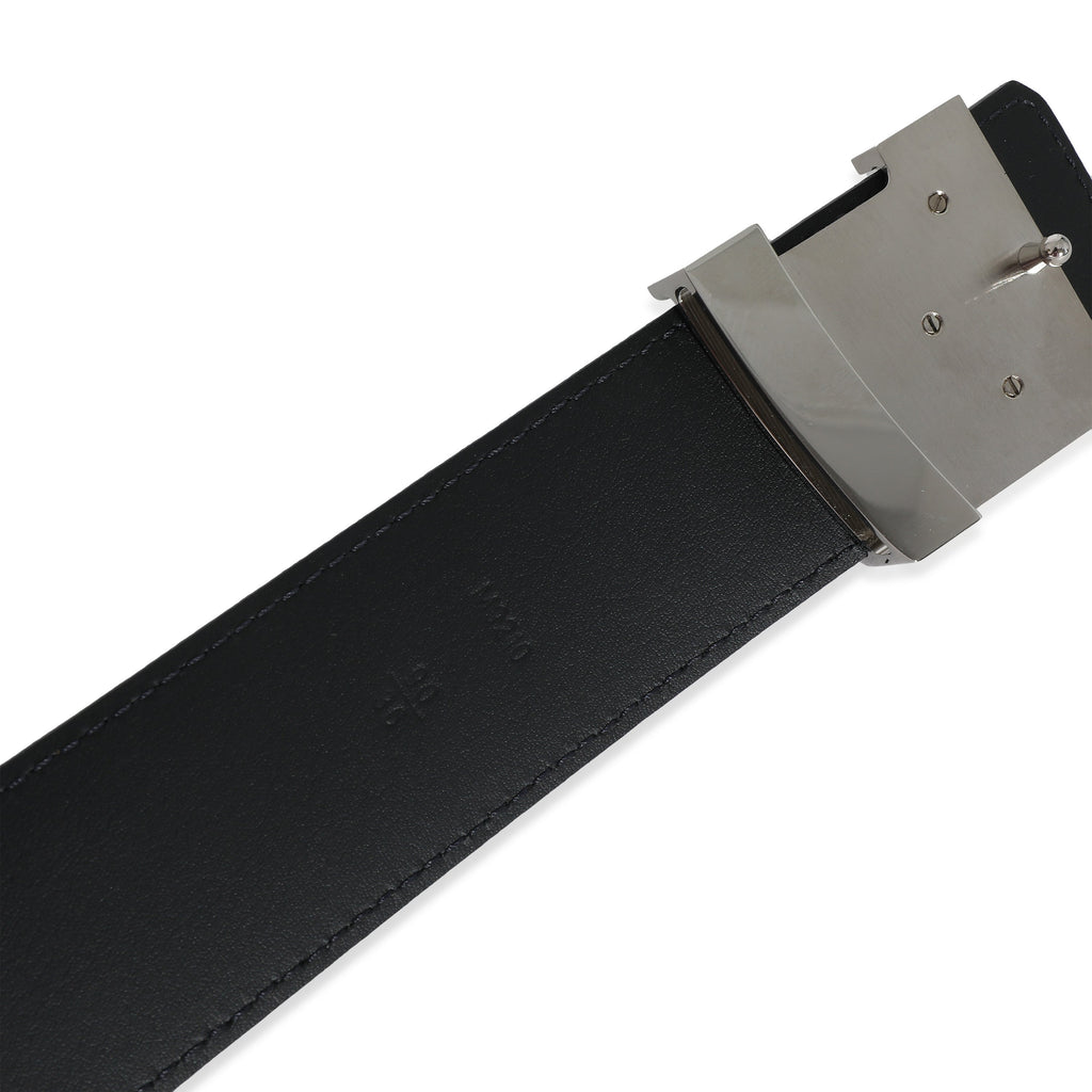 Louis Vuitton Damier Cobalt Canvas 40mm LV Initiales Belt 90/36