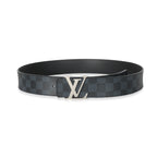 Louis Vuitton Damier Cobalt Canvas 40mm LV Initiales Belt 90/36