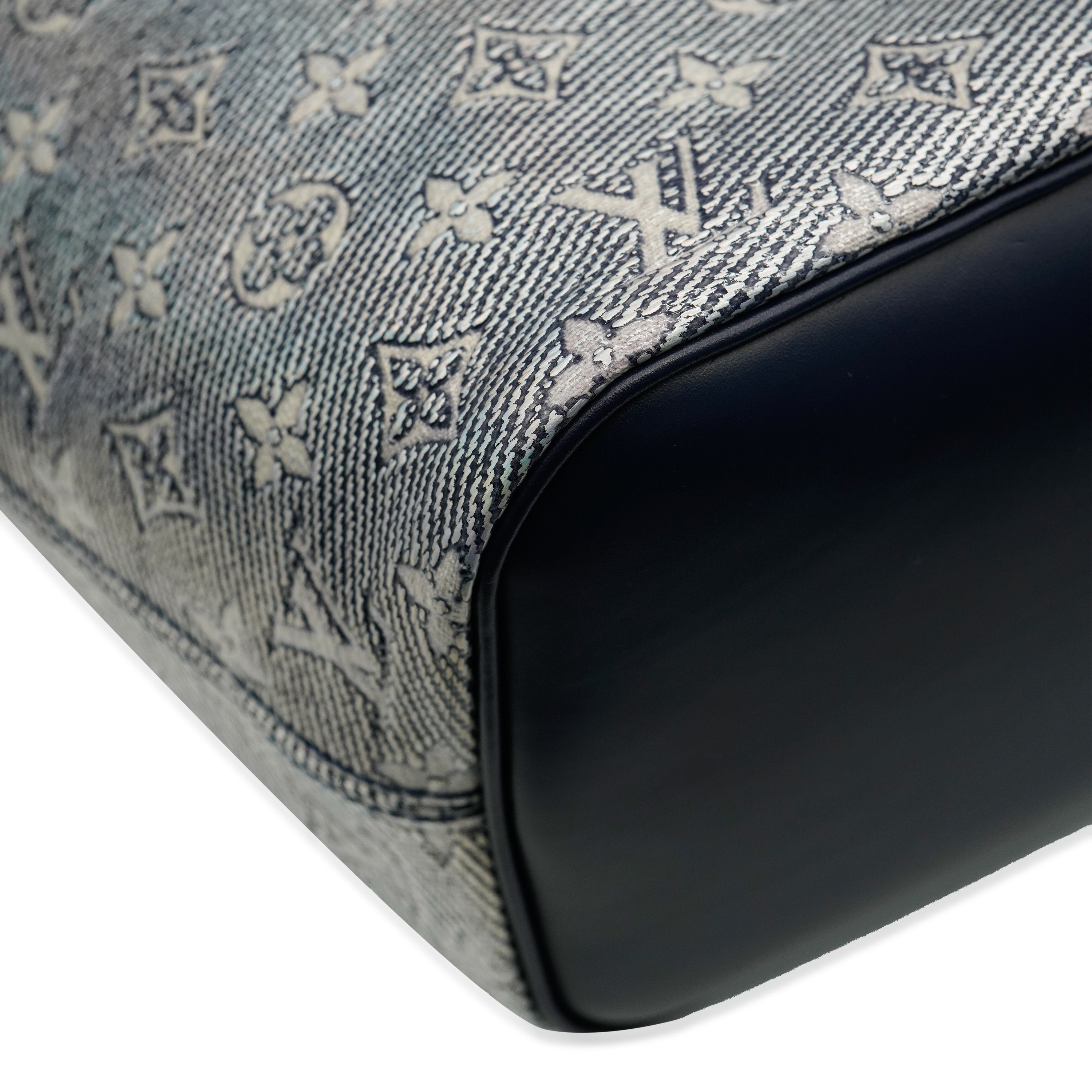 Louis Vuitton Louis Vuitton Limited Edition Blue Monoglam Neverfull MM