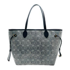 Louis Vuitton Louis Vuitton Limited Edition Blue Monoglam Neverfull MM