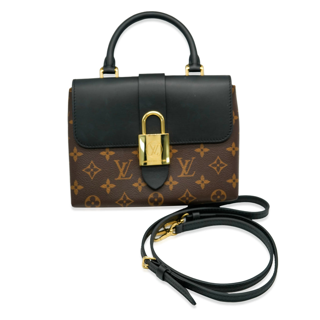 Louis Vuitton Louis Vuitton Black & Monogram Canvas Locky BB