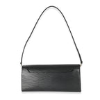 Louis Vuitton Black Epi Sevigne Clutch