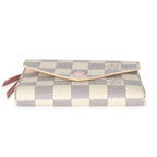 Louis Vuitton Louis Vuitton Rose Ballerine Damier Azur Canvas Victorine Wallet