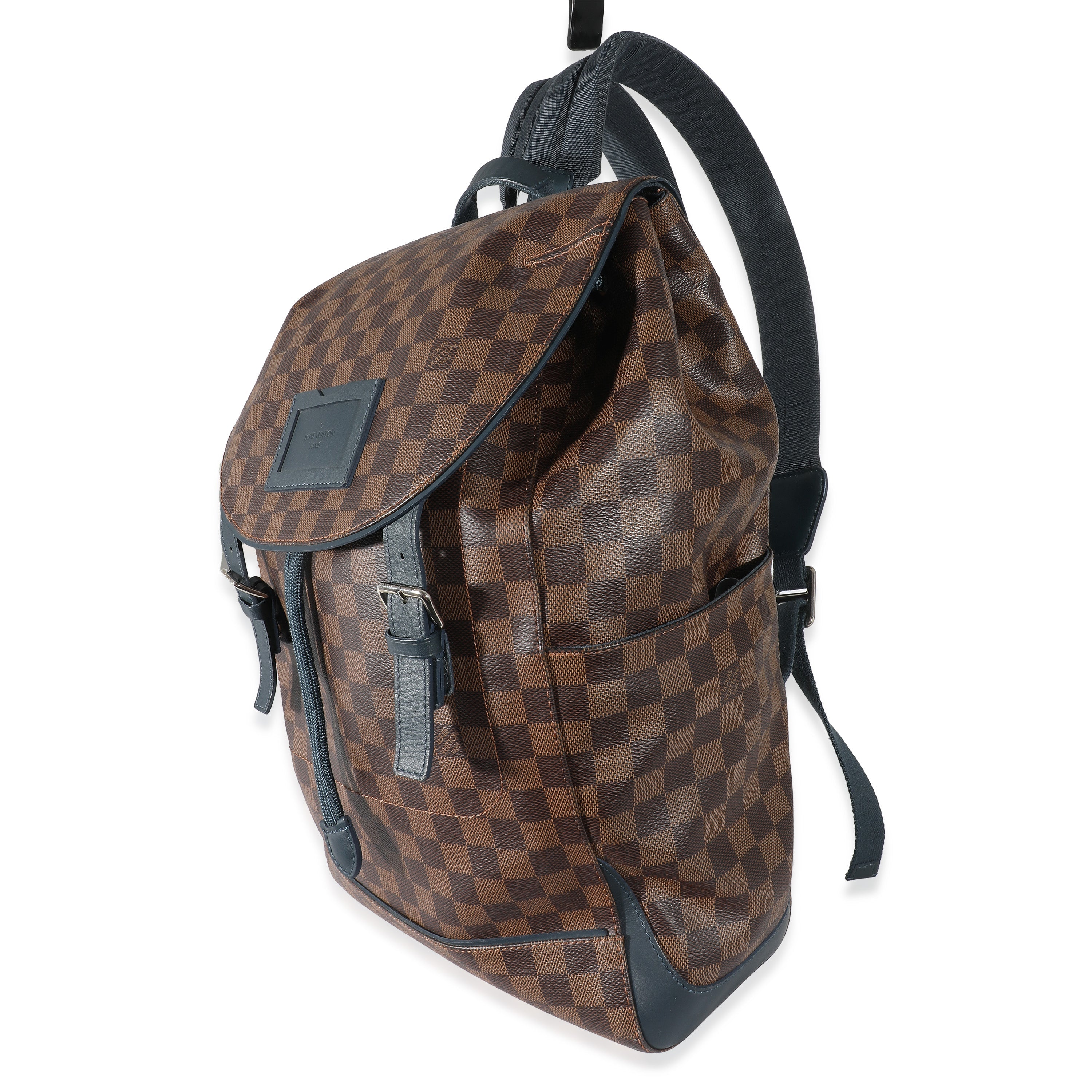 Louis Vuitton Louis Vuitton Damier Ebene Canvas Runner Backpack