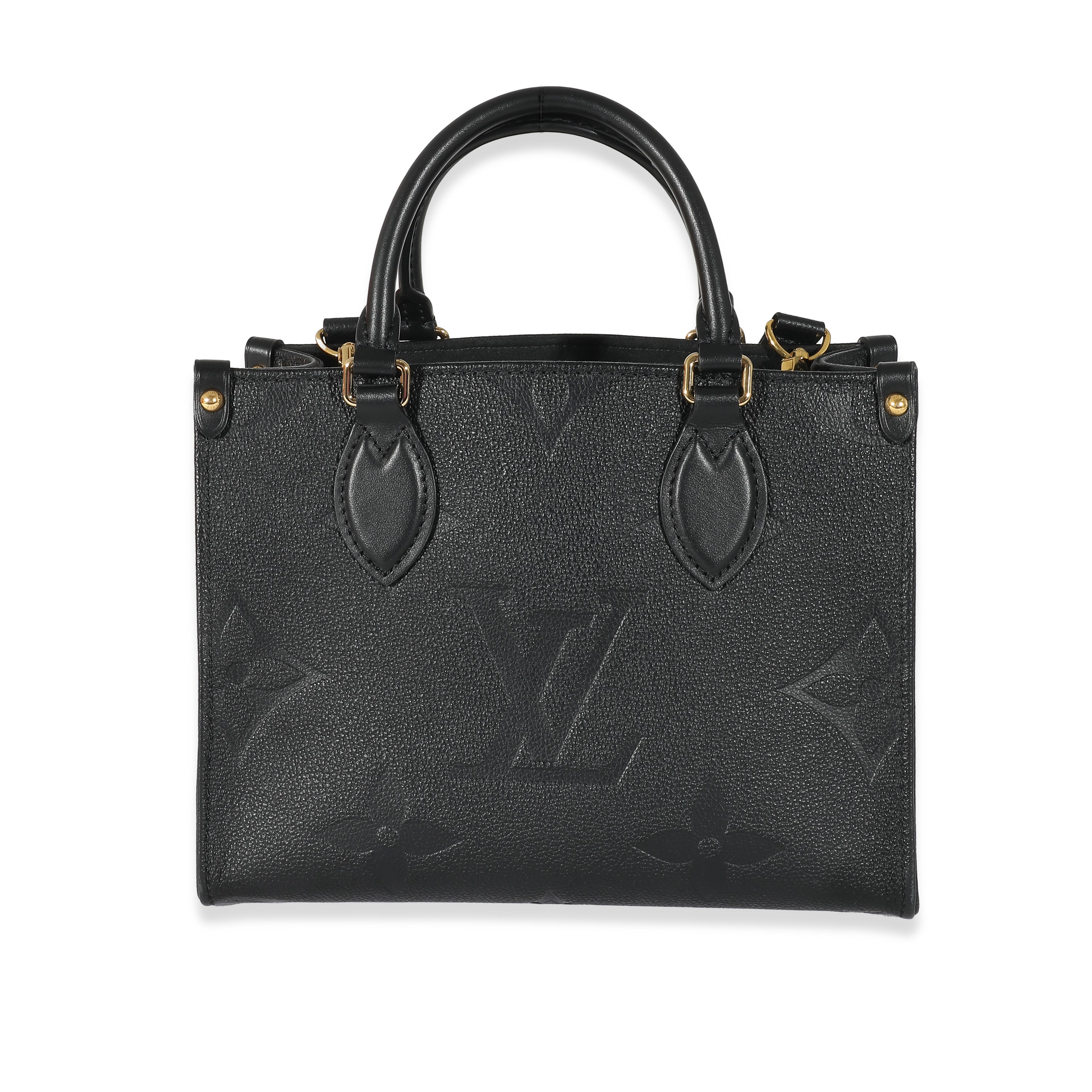Louis Vuitton Black Monogram Empreinte Onthego PM