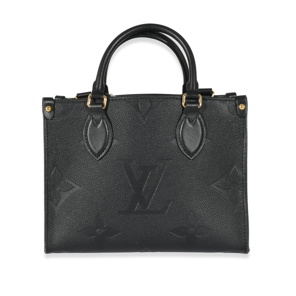 Louis Vuitton Black Monogram Empreinte Onthego PM