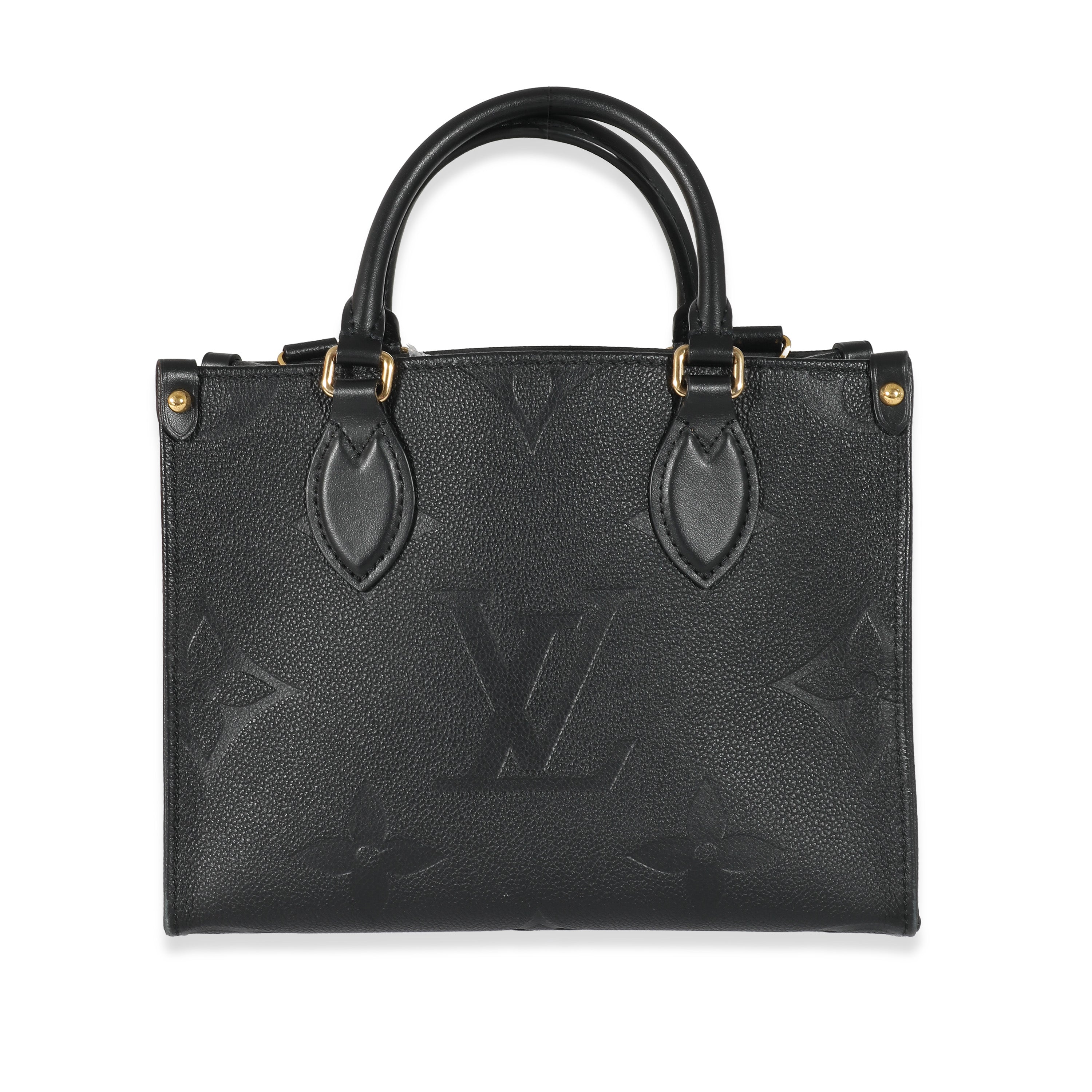 Louis Vuitton Black Monogram Empreinte Onthego PM