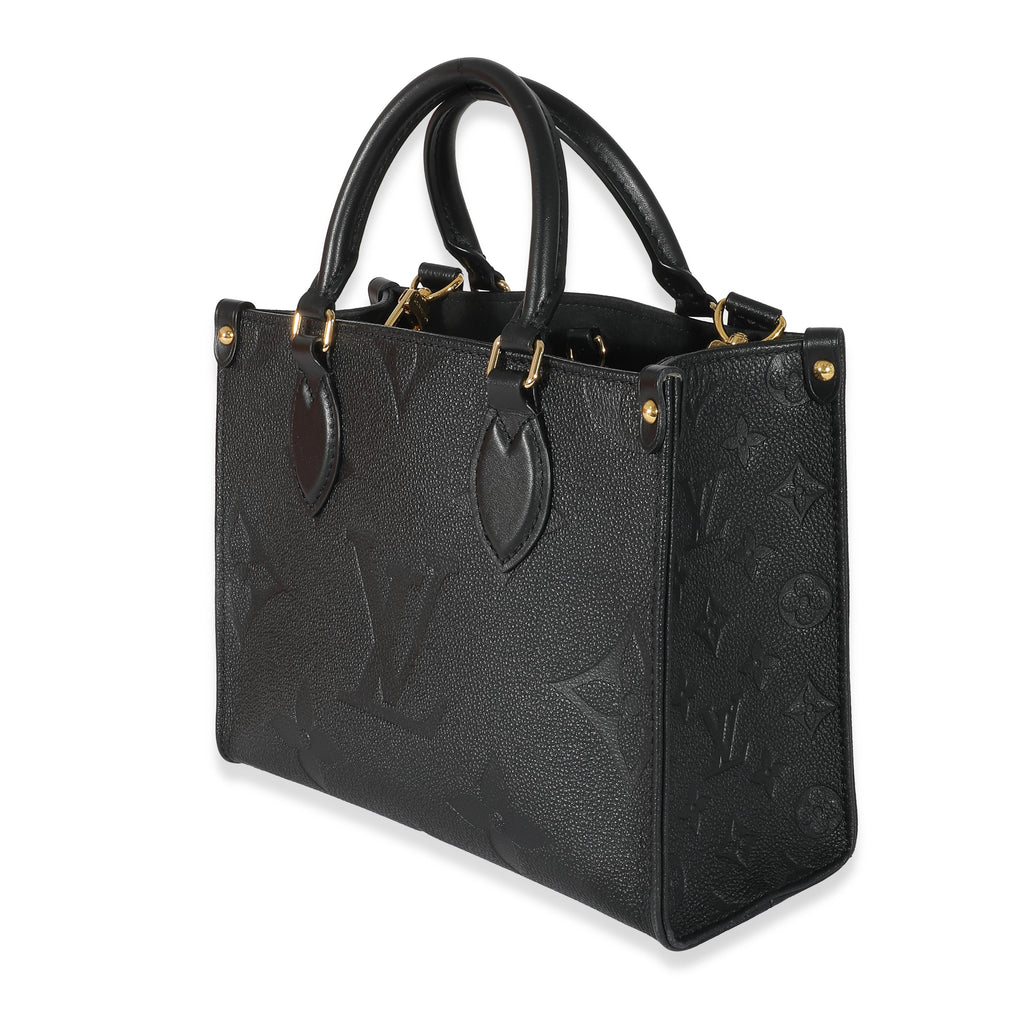 Louis Vuitton Black Monogram Empreinte Onthego PM