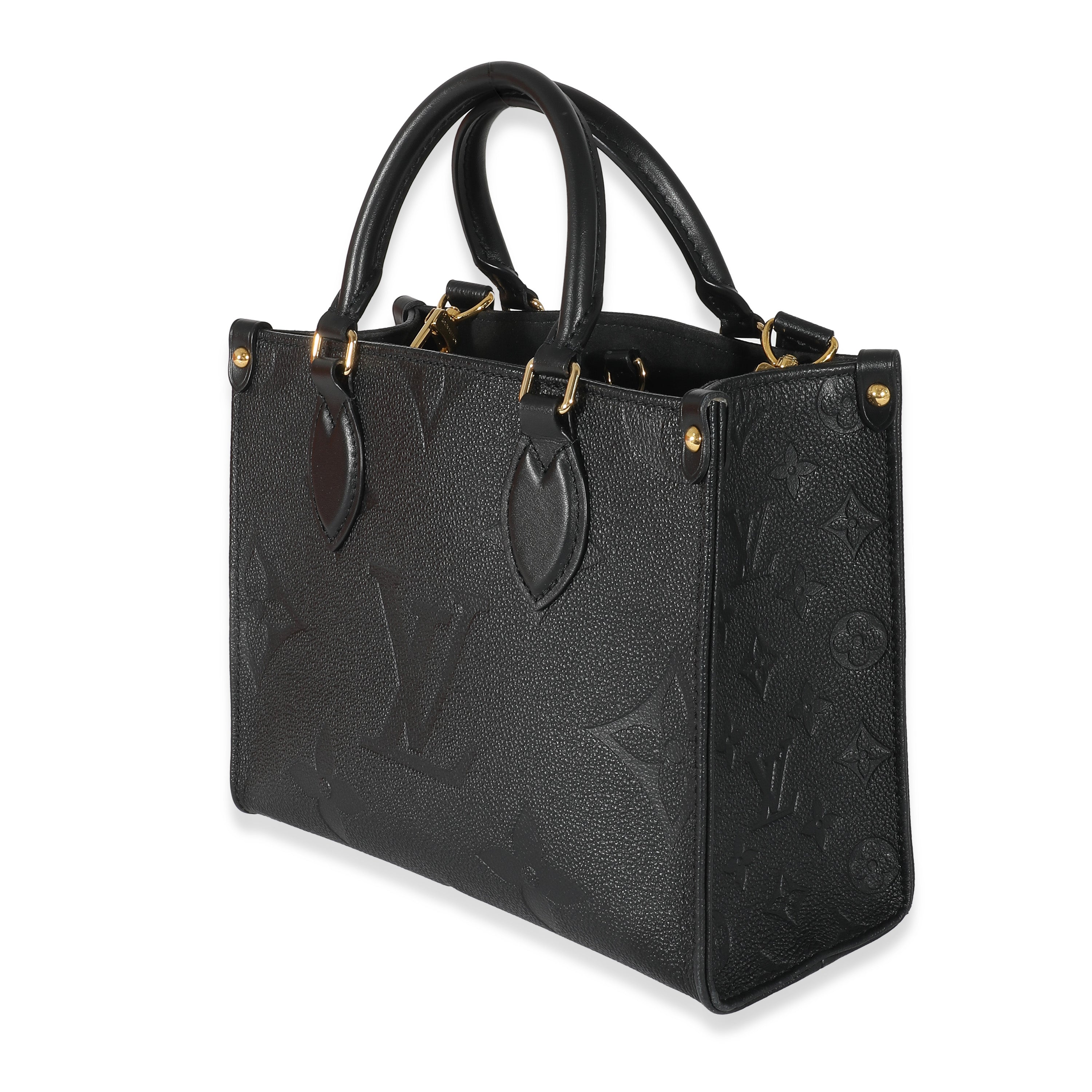 Louis Vuitton Black Monogram Empreinte Onthego PM