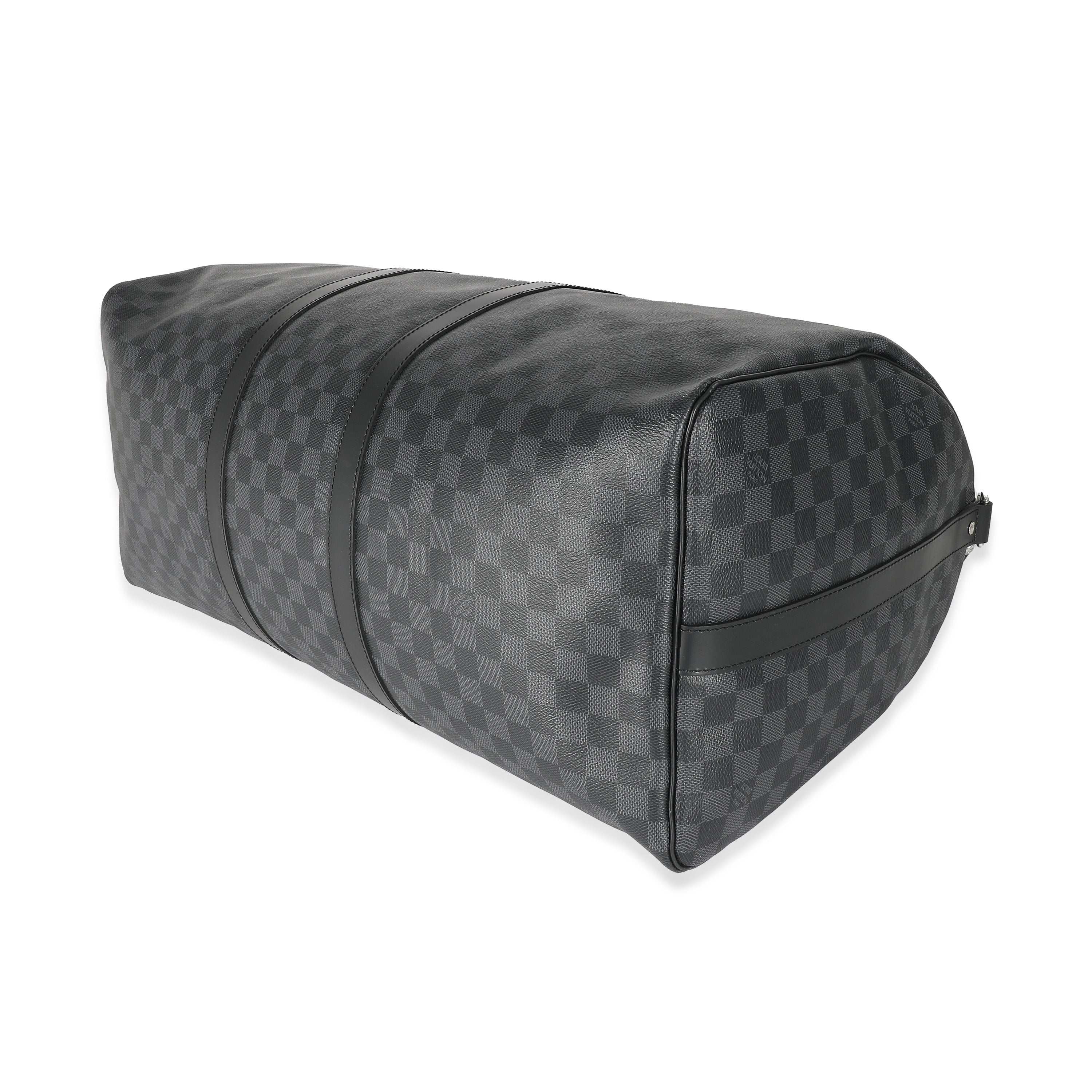 Louis Vuitton Louis Vuitton Damier Graphite Canvas Keepall Bandoulière 55