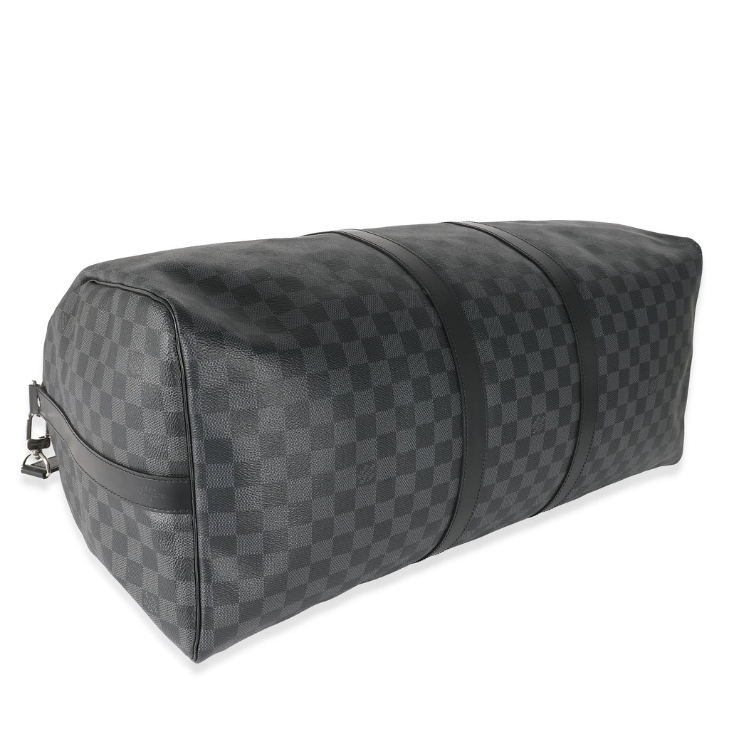 Louis Vuitton Louis Vuitton Damier Graphite Canvas Keepall Bandoulière 55
