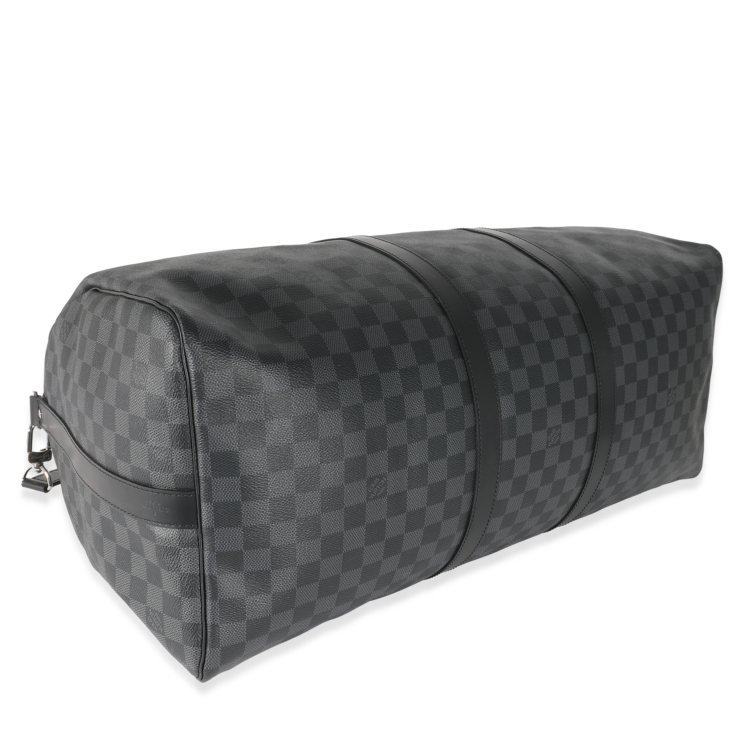 Louis Vuitton Louis Vuitton Damier Graphite Canvas Keepall Bandoulière 55