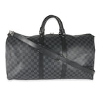 Louis Vuitton Louis Vuitton Damier Graphite Canvas Keepall Bandoulière 55