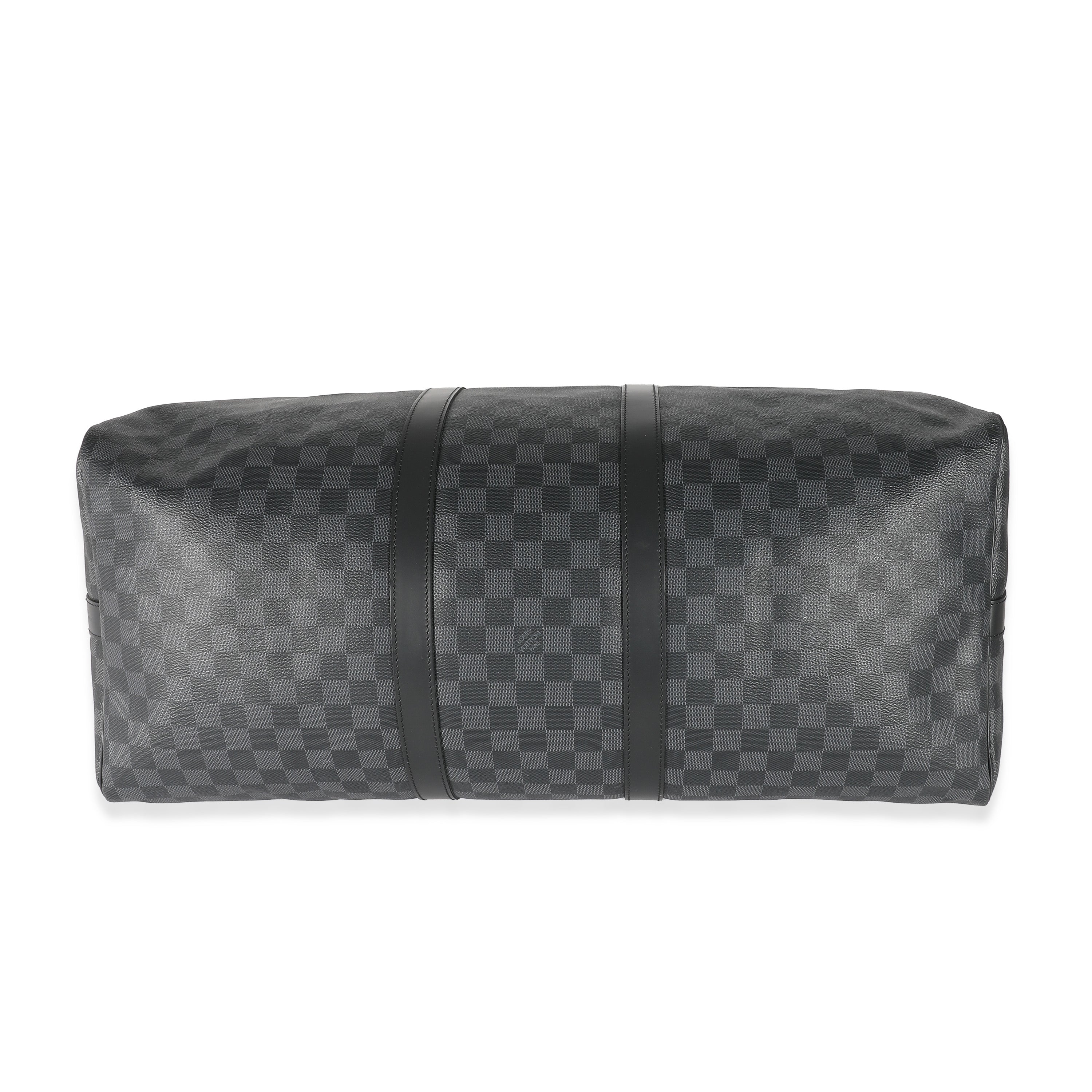 Louis Vuitton Louis Vuitton Damier Graphite Canvas Keepall Bandoulière 55
