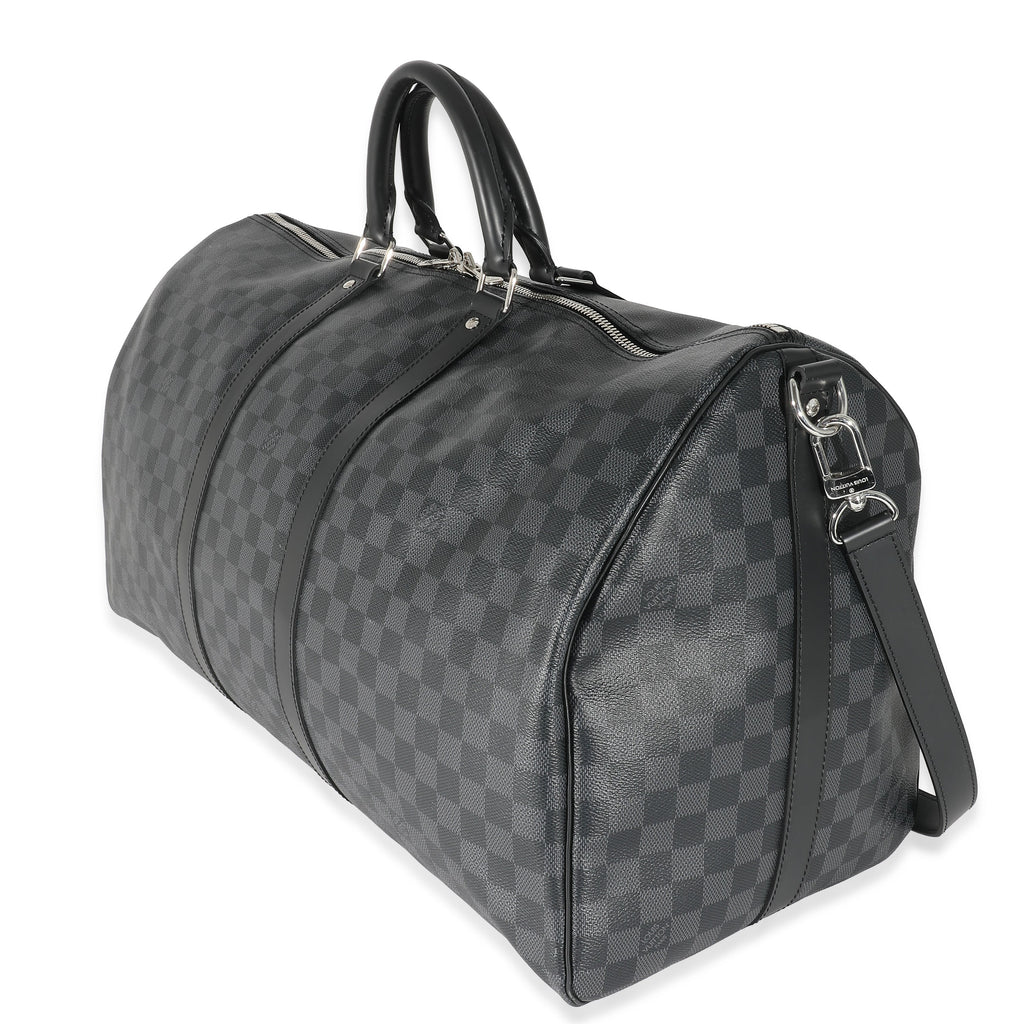 Louis Vuitton Louis Vuitton Damier Graphite Canvas Keepall Bandoulière 55
