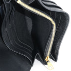 Louis Vuitton Louis Vuitton Black Empreinte Sarah Wallet