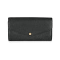 Louis Vuitton Louis Vuitton Black Empreinte Sarah Wallet