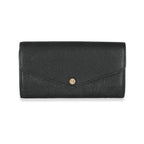 Louis Vuitton Louis Vuitton Black Empreinte Sarah Wallet