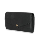 Louis Vuitton Louis Vuitton Black Empreinte Sarah Wallet