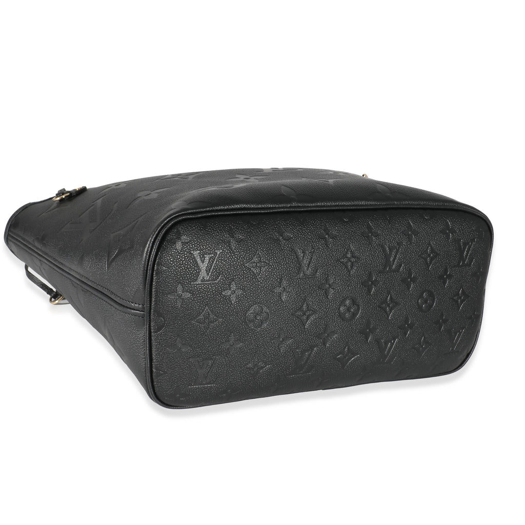 Louis Vuitton Louis Vuitton Black Monogram Empreinte Neverfull MM