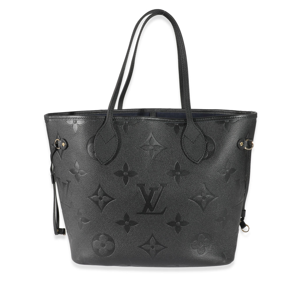 Louis Vuitton Louis Vuitton Black Monogram Empreinte Neverfull MM